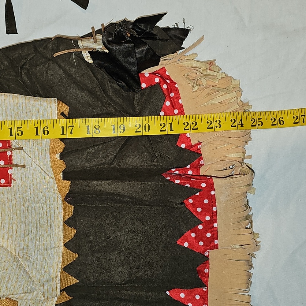 Spooktacular Creations Halloween Sunflower Scarecrow Costume Girls Size Small - Picture 15 of 16